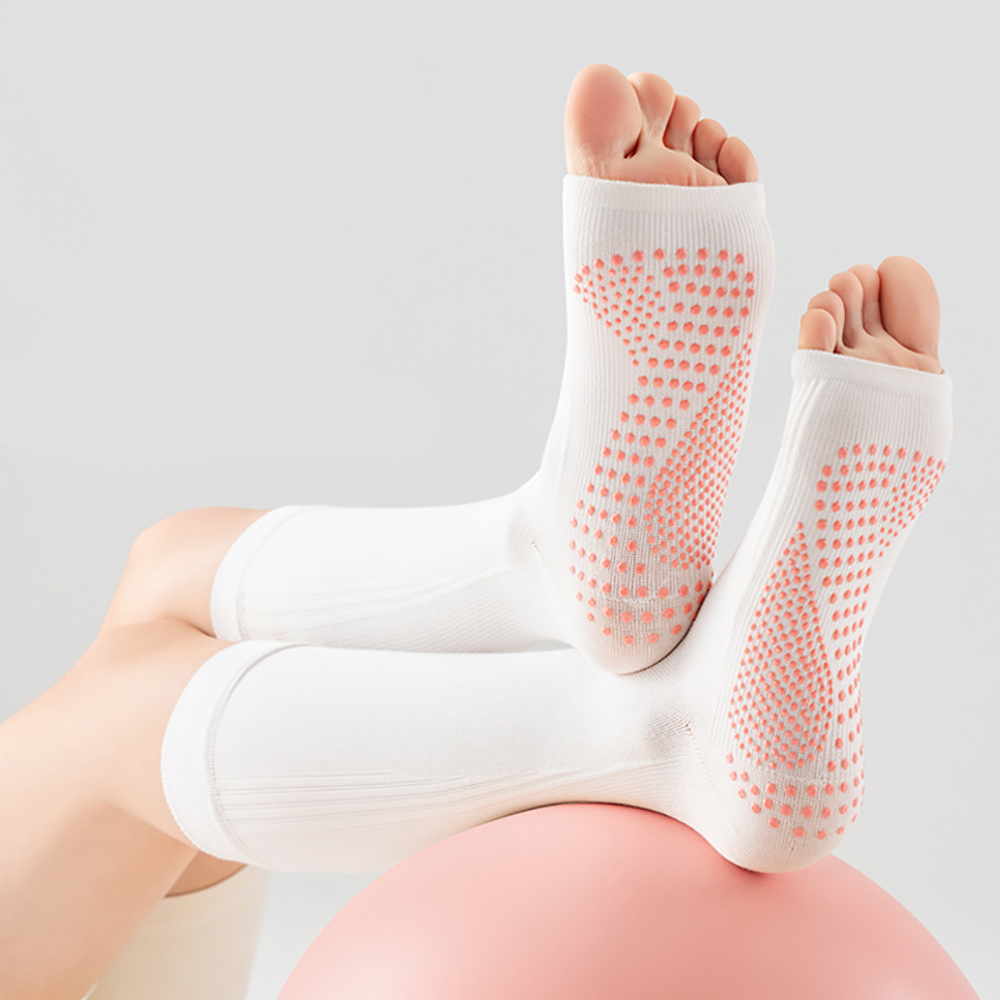 Yoga Mat - Professional Open-toe Yoga Socks Women Anti-slip