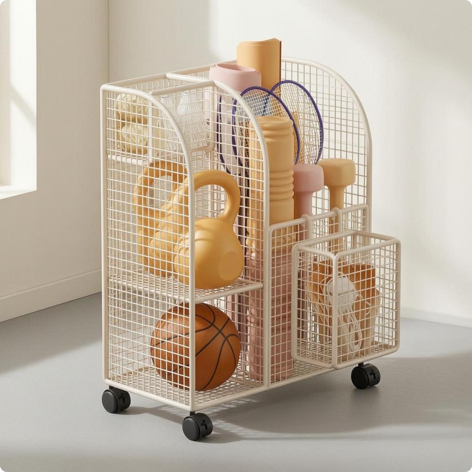 Compact Iron Wire Rack for Exe - Yoga Mat recension och pris