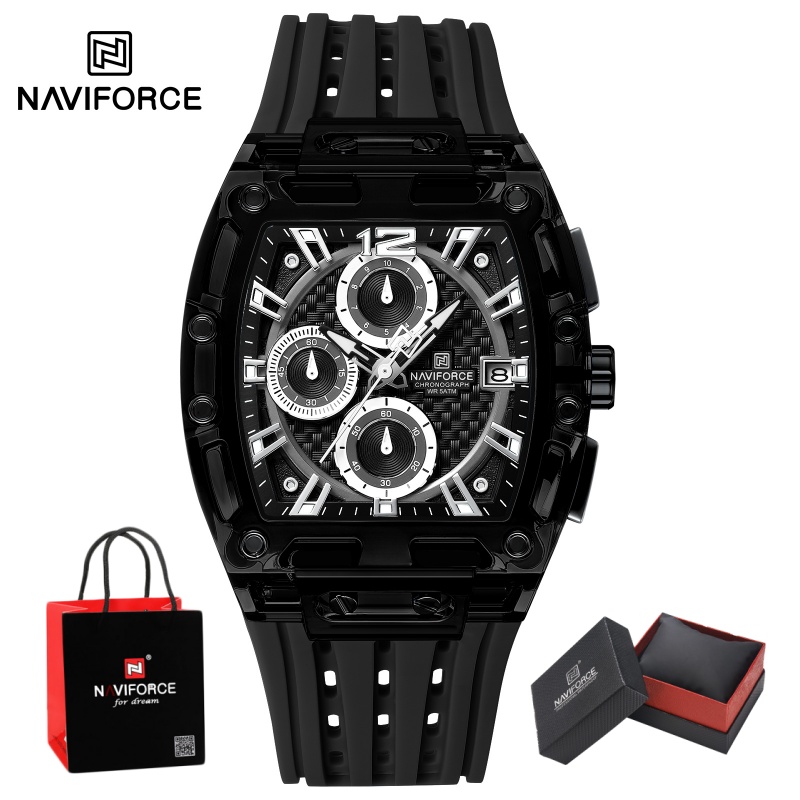 NAVIFORCE Man's Watch 5ATM Wat - Resistance Band recension och pris