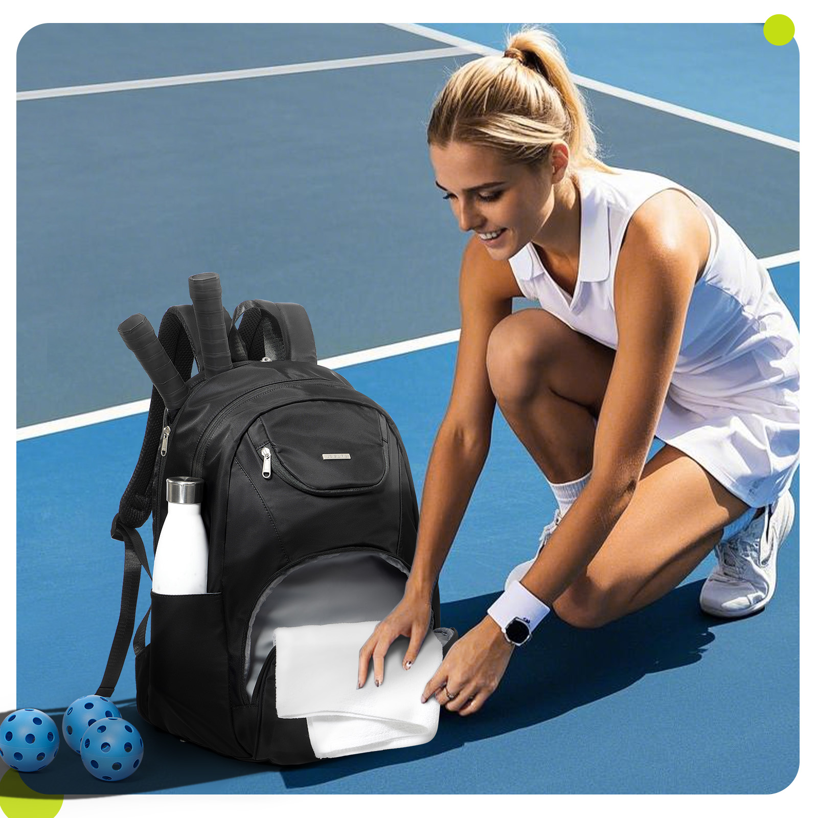 Tennis Bag Tennis Backpack 2 R - Tennis Racket recension och pris