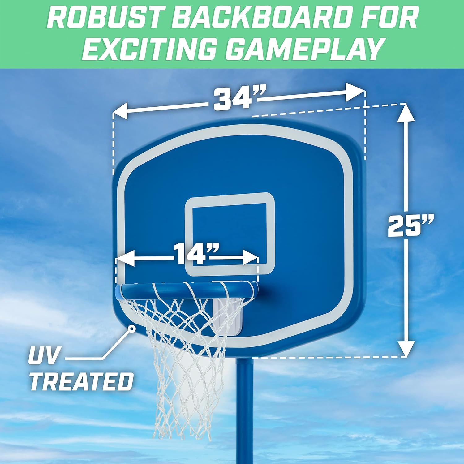 Above Ground Pool Basketball H - Basketball Hoop recension och pris