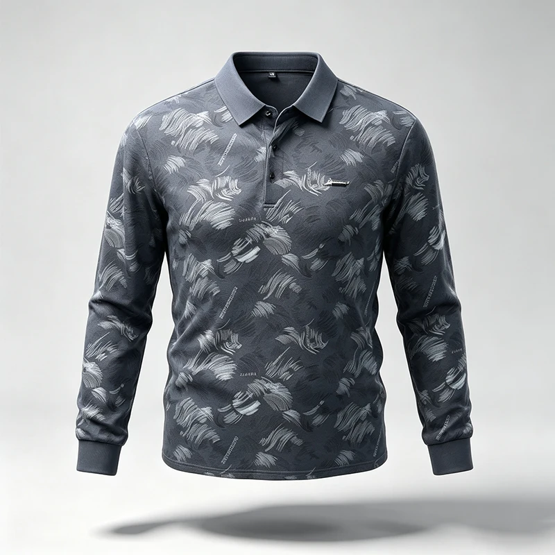 Spring Autumn Mens Lapel Polo  - Resistance Band recension och pris